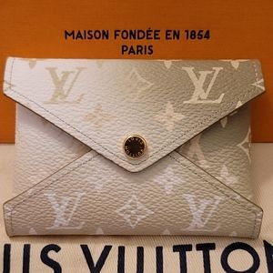 Louis Vuitton Khaki Green Pastel Spring in The City Summer Kirigami Small Pouch